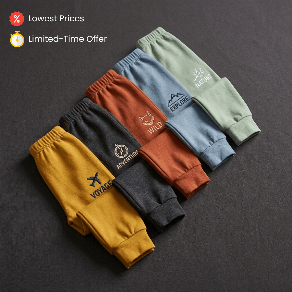 Little Comfort Rib Pants – Pack of 5