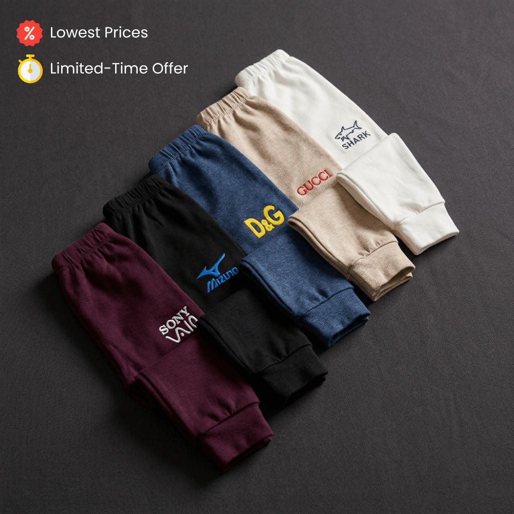Little Comfort Rib Pants – Pack of 5