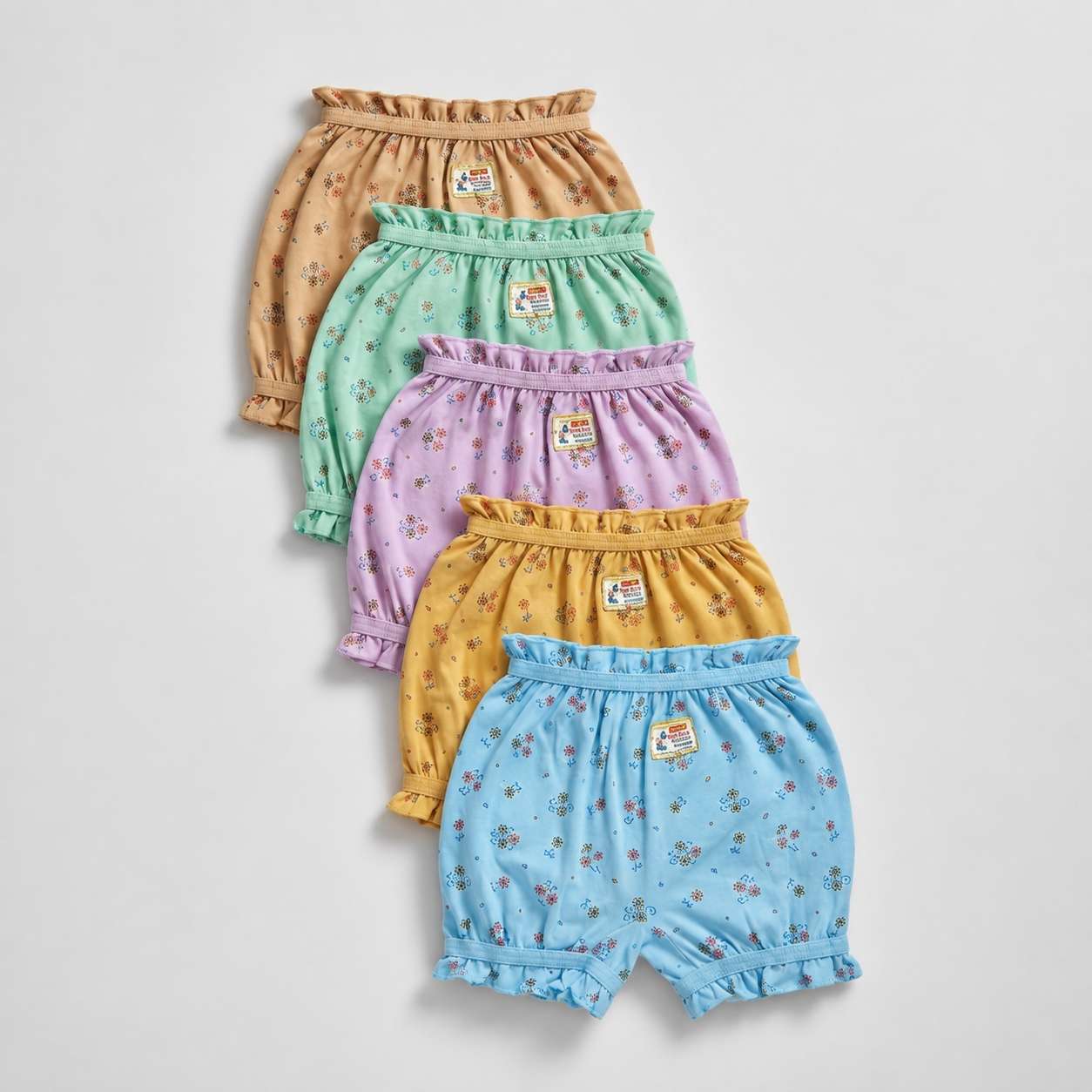 New Day Girls Mickey Drawer – Soft Cotton Kids Underwear Combo Pack of 5