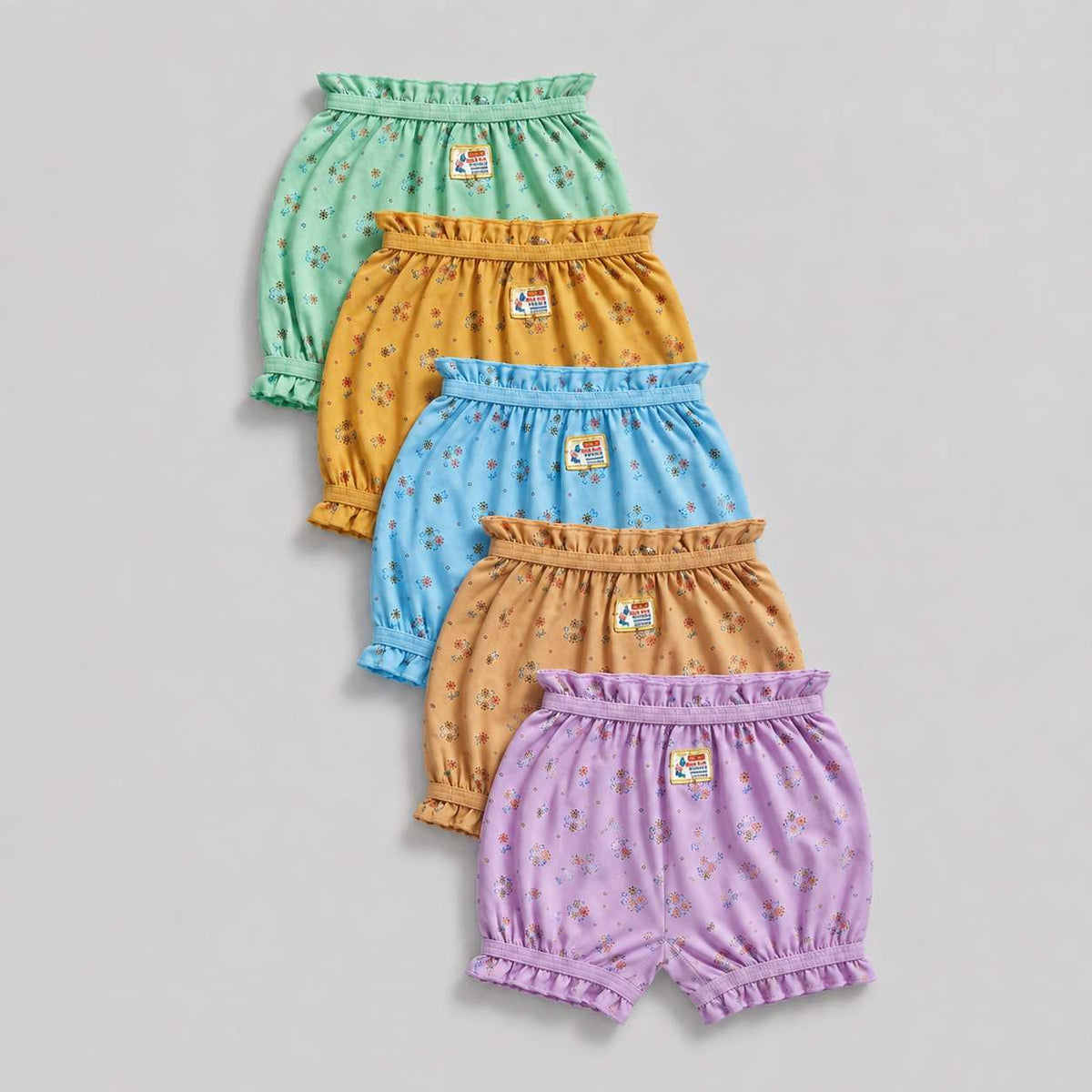 New Day Girls Mickey Drawer – Soft Cotton Kids Underwear Combo Pack of 5