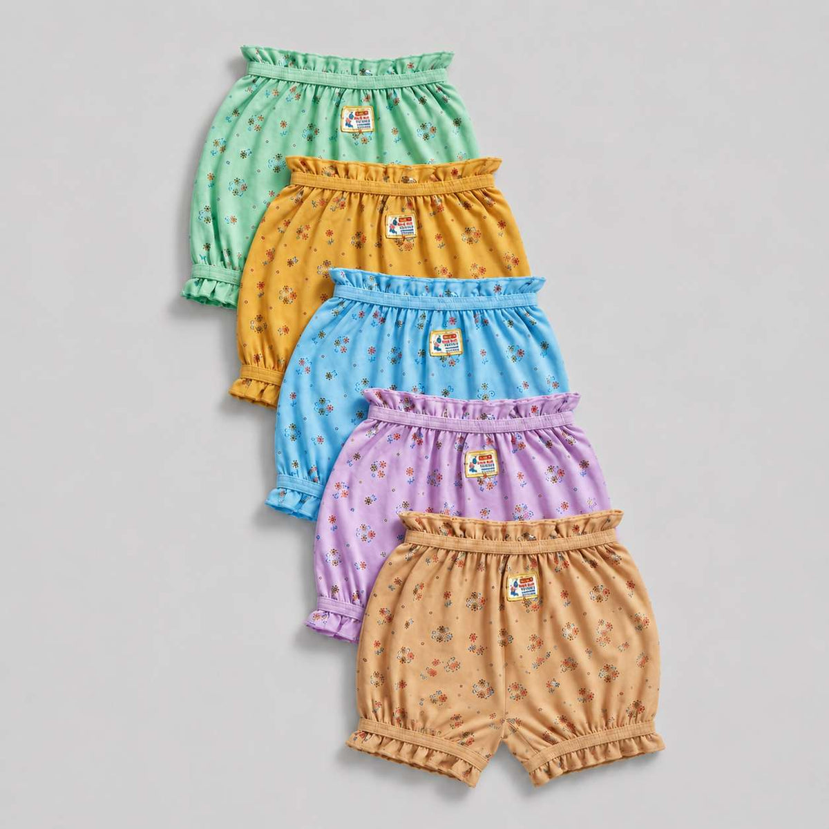New Day Girls Mickey Drawer – Soft Cotton Kids Underwear Combo Pack of 5