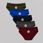 Jacktop Boys Kids - Cotton Innerwear Combo Pack of 5