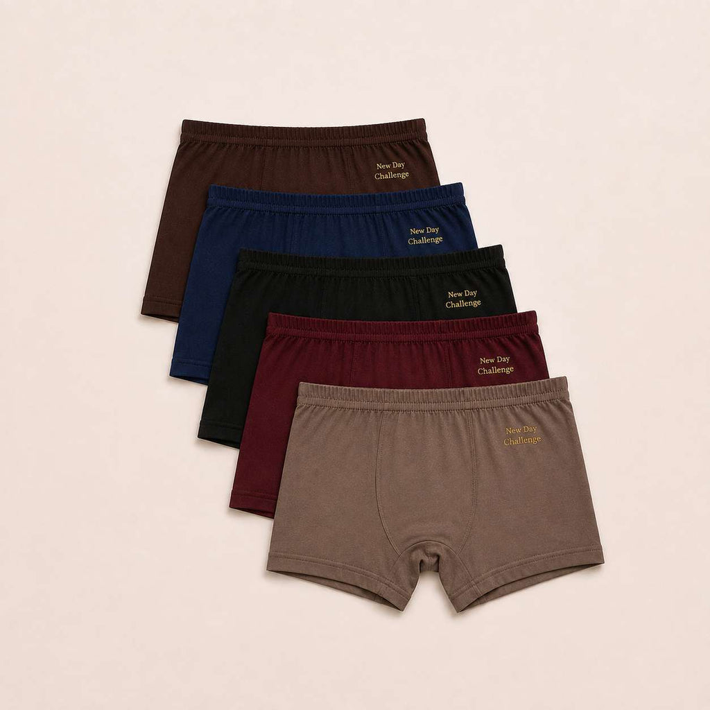 New Day Girls Challenge Drawer – Cotton Kids Girls Underwear Combo Pack of 5
