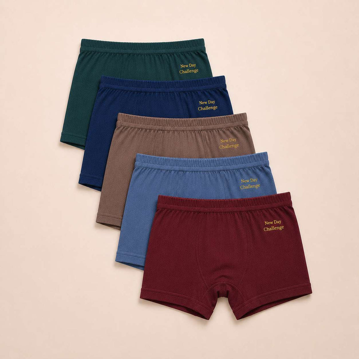 New Day Girls Challenge Drawer – Cotton Kids Girls Underwear Combo Pack of 5