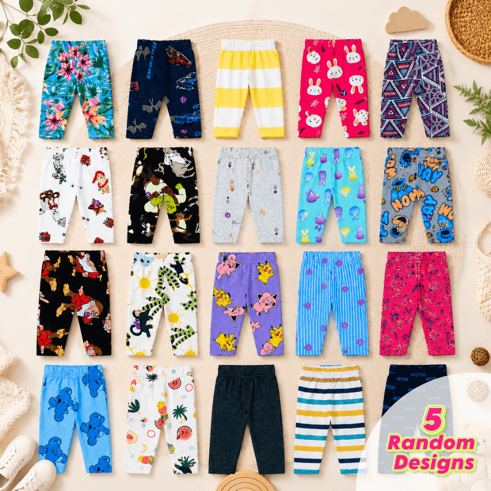 Happy Hips Printed Pants – Pack of 5